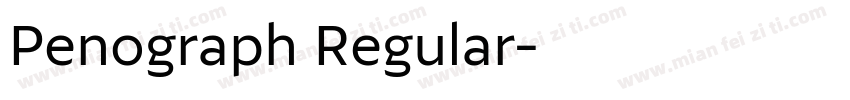 Penograph Regular字体转换